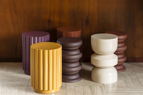 Hocker 'Camila' - Geel