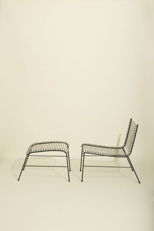 String Lounge Chair 'Park' - Zwart
