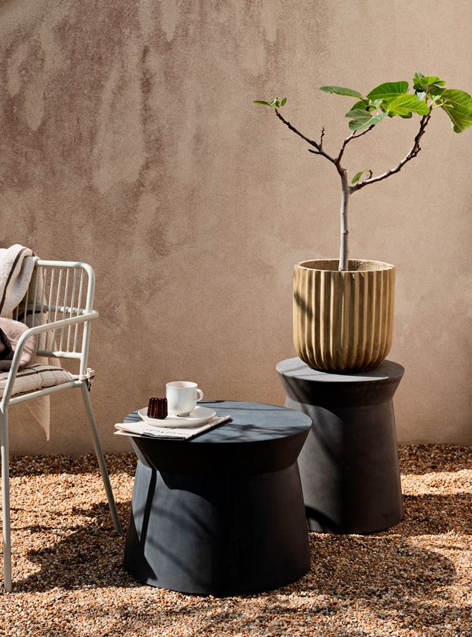 Bijzettafel 'Fiber' - Grijs