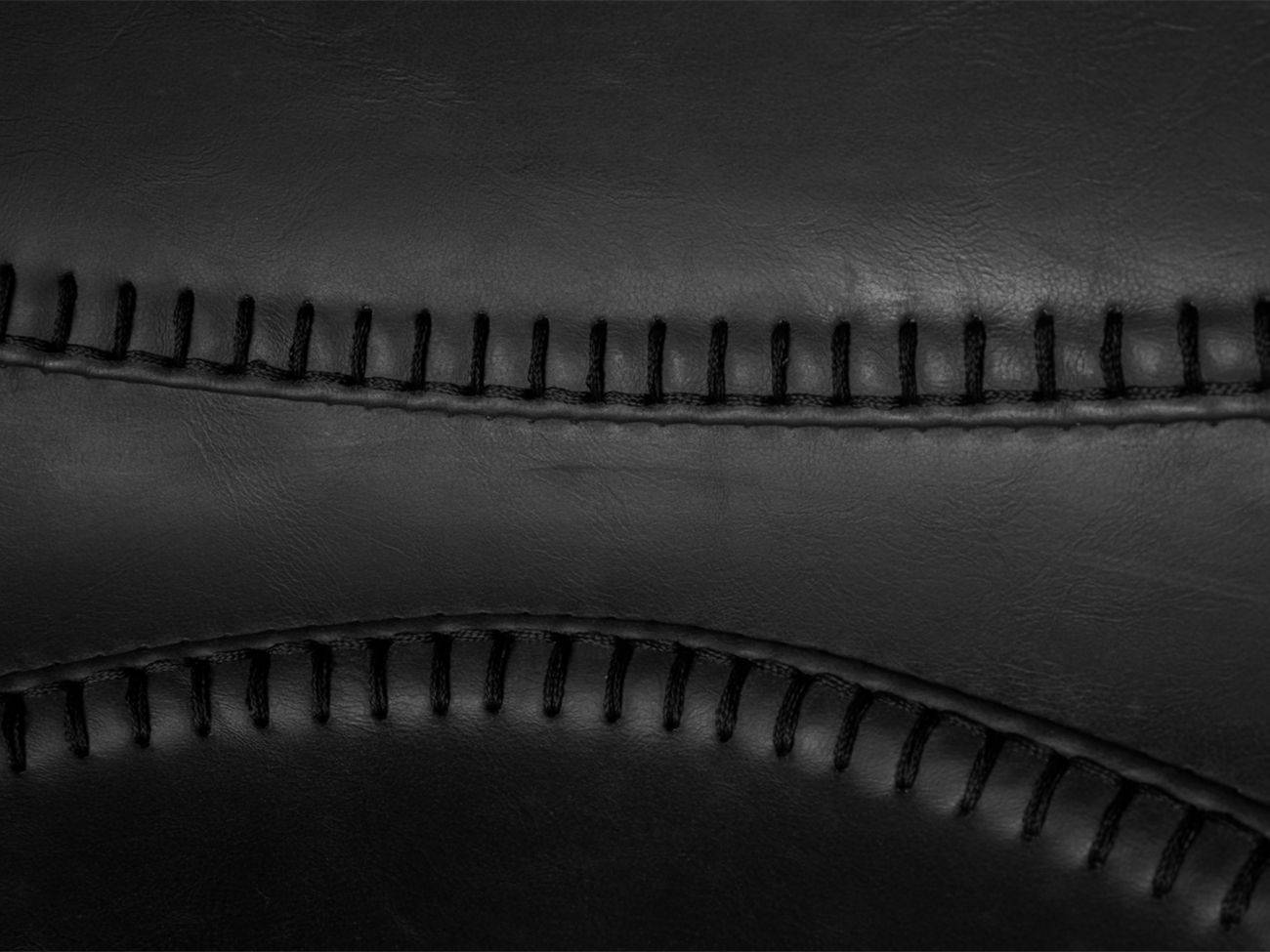 Barkruk 'Franky' L - Zwart/PU-leer