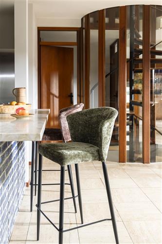 Barstoel 'Georgia' - Paars