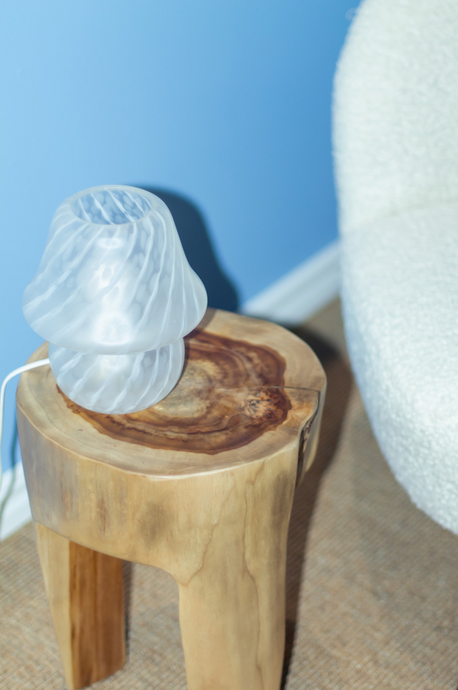 Hocker 'Rose Teak' - Natuurlijk