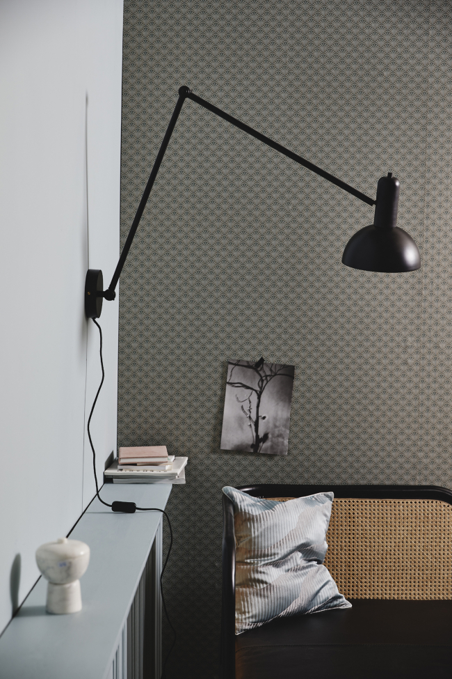 Wandlamp 'FREYA' - Zwart