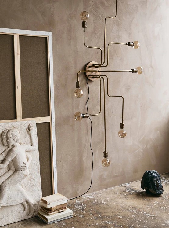 Plafondlamp 'Devi' - Goud