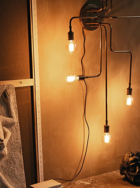 Plafondlamp 'Devi' - Goud