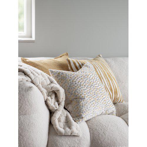 Kussenhoes 'Pongo' 45x45 - Geel