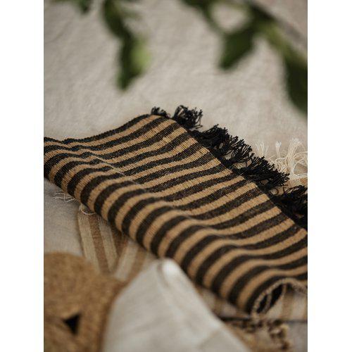 Loper 'Adam' 33x120 - Zwart