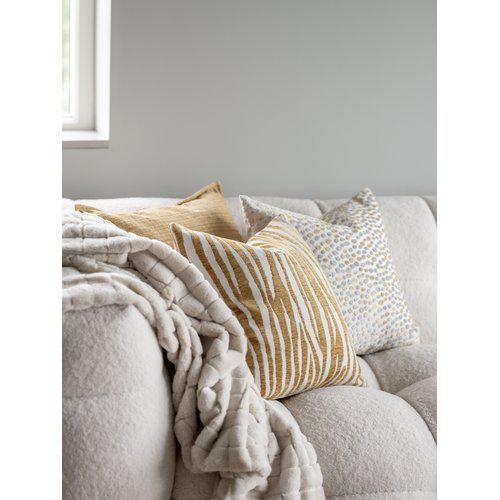 Kussenhoes 'Marty' 45x45 - Geel