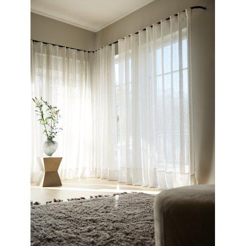 Gordijn 'Randy' 300x280 - Wit