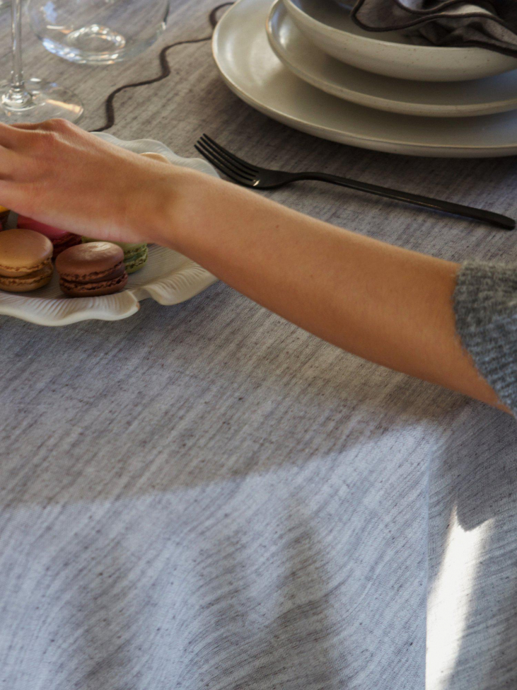 Tafelkleed 'Sabina' 160x280cm - Grijs