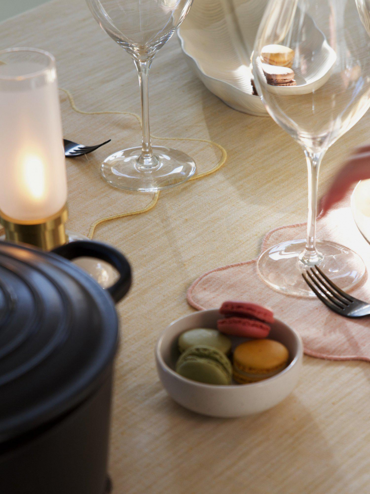 Tafelkleed 'Sabina' 160x280cm - Geel