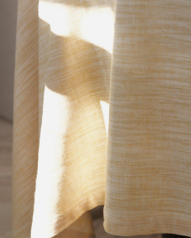 Tafelkleed 'Sabina' Rond 200cm - Geel