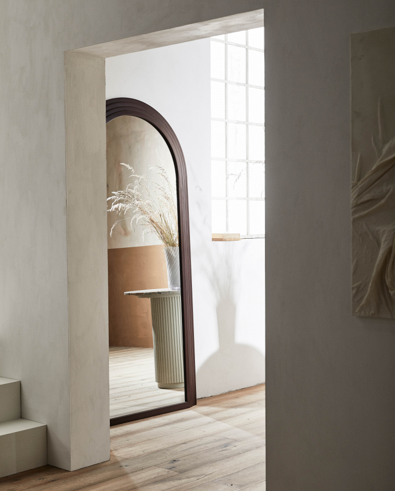 Spiegel 'Falco' - Bruin