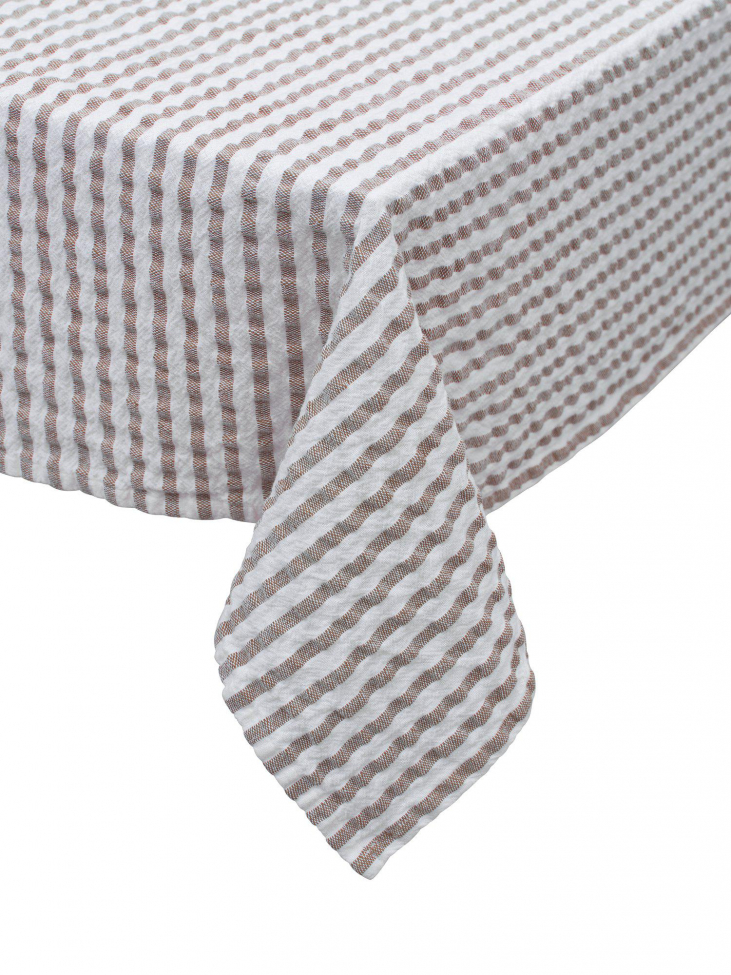 Tafelkleed 'Agata' 145x280cm - Bruin