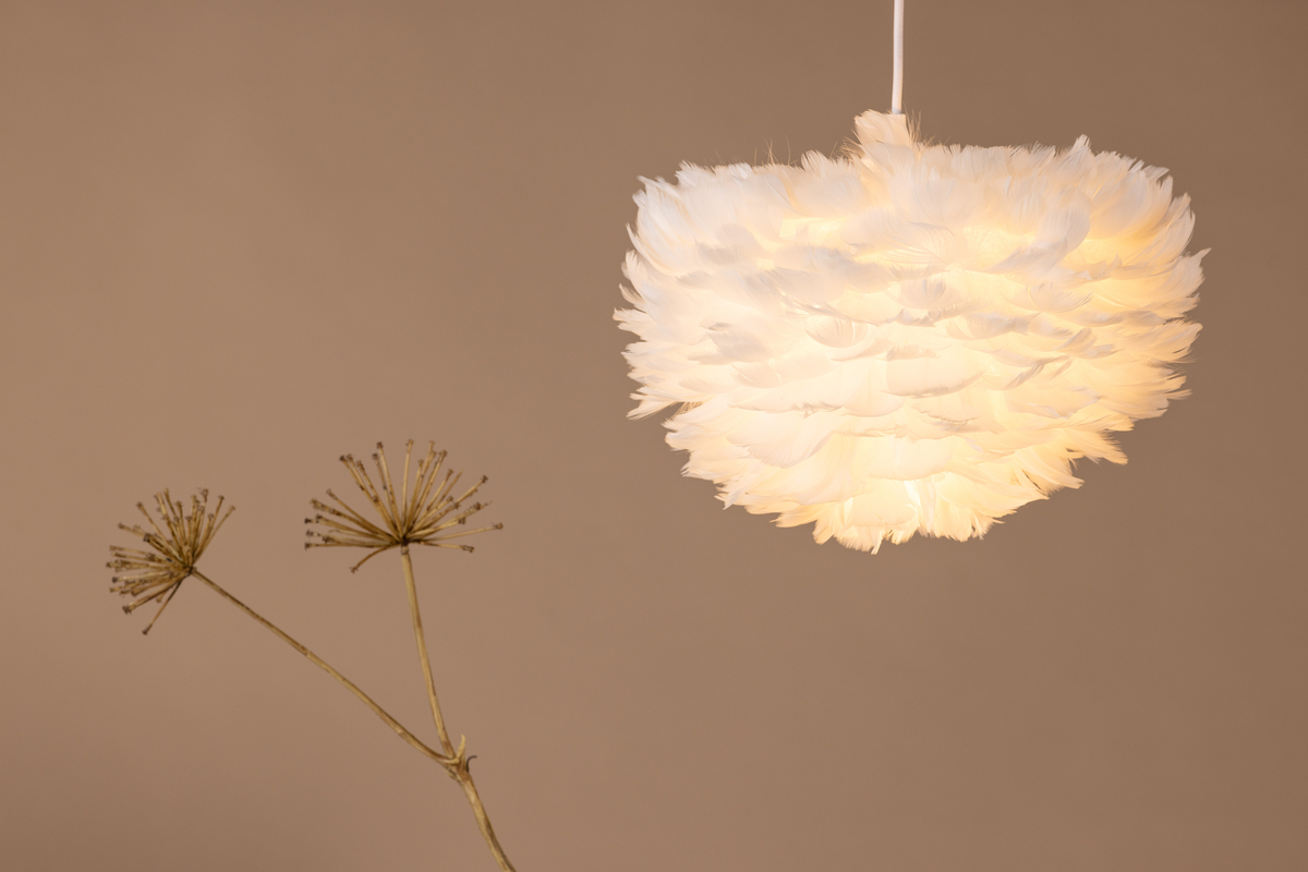 Plafondlamp 35x35 'Lovisa' - Wit