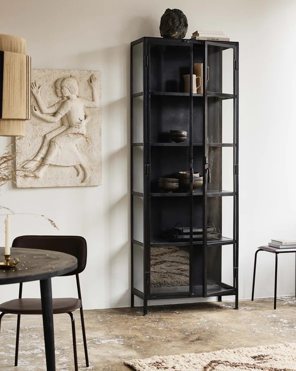 Kledingkast 'Phoenix' - Glas/Ijzer