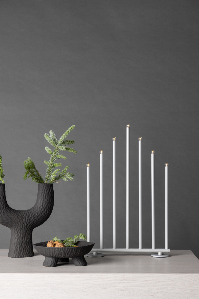 Adventskandelaar 'Åkinge' - Zilver