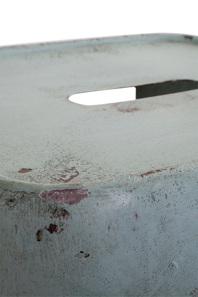 Kruk 'Marseille' 70cm - Turquoise