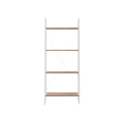 Boekenkast 'Berg' - Wit/Eik