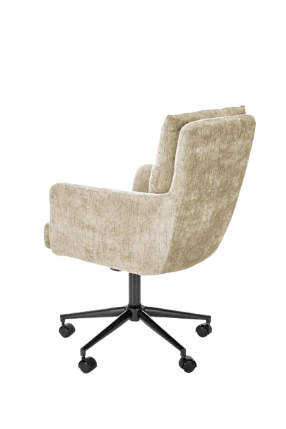 Bureau stoel 'Merida' - Beige/Zwart