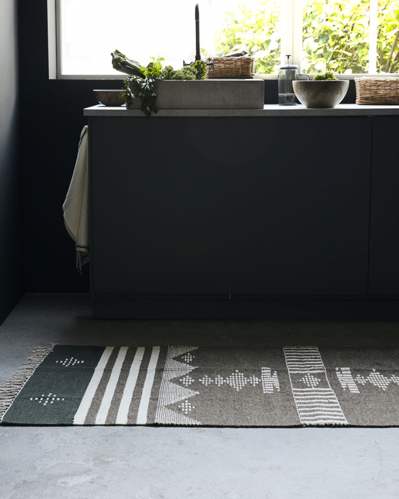 Tapijt 'Coto' 200x90cm - Bruin