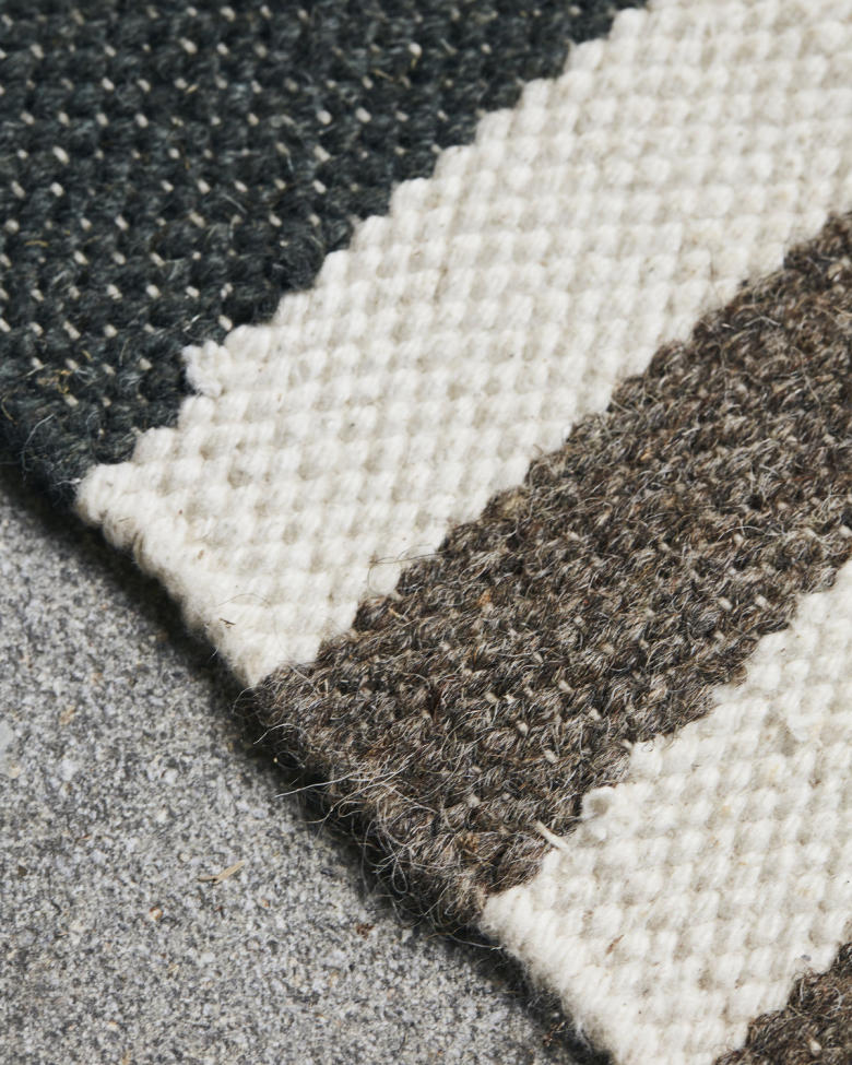 Tapijt 'Coto' 200x90cm - Bruin