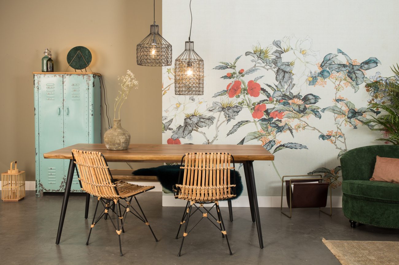 Eettafel 'Alagon' 180x90cm - Bruin