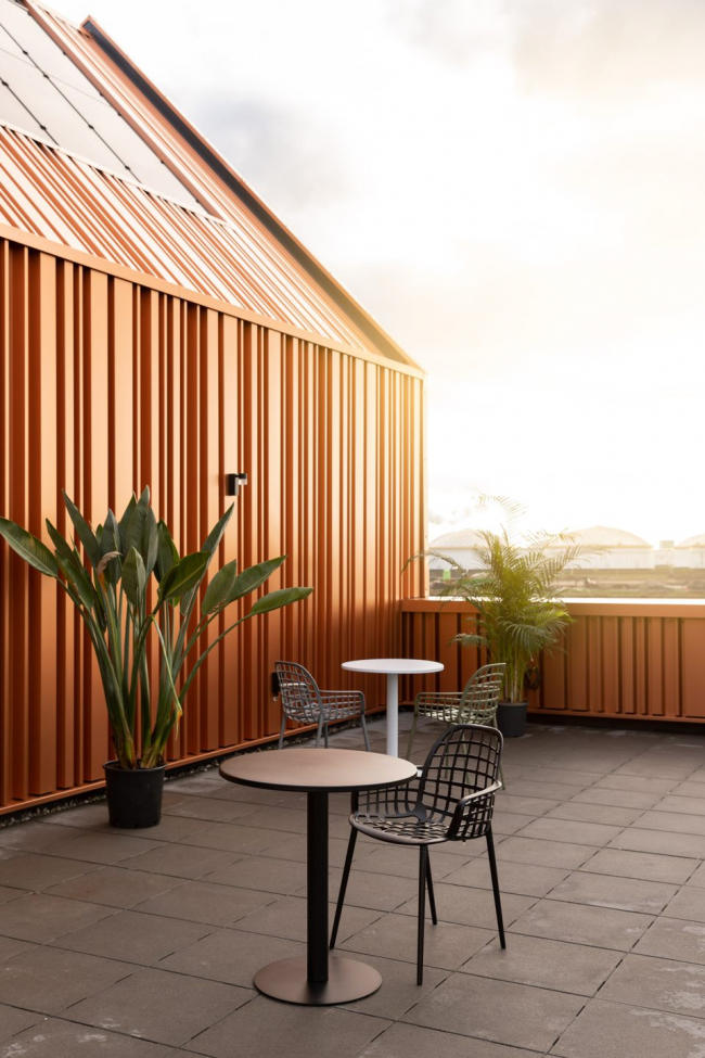 Bistro tafel 'Maze' Rond 70cm - Zwart