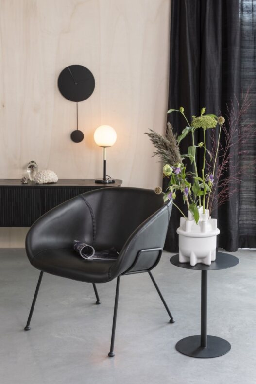 Bistro tafel 'Snow' - Zwart