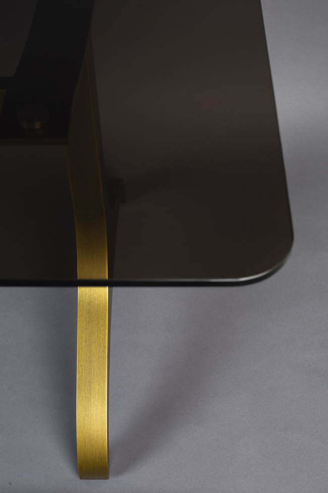 Tafel 'Sansa' 180x90cm - Messing