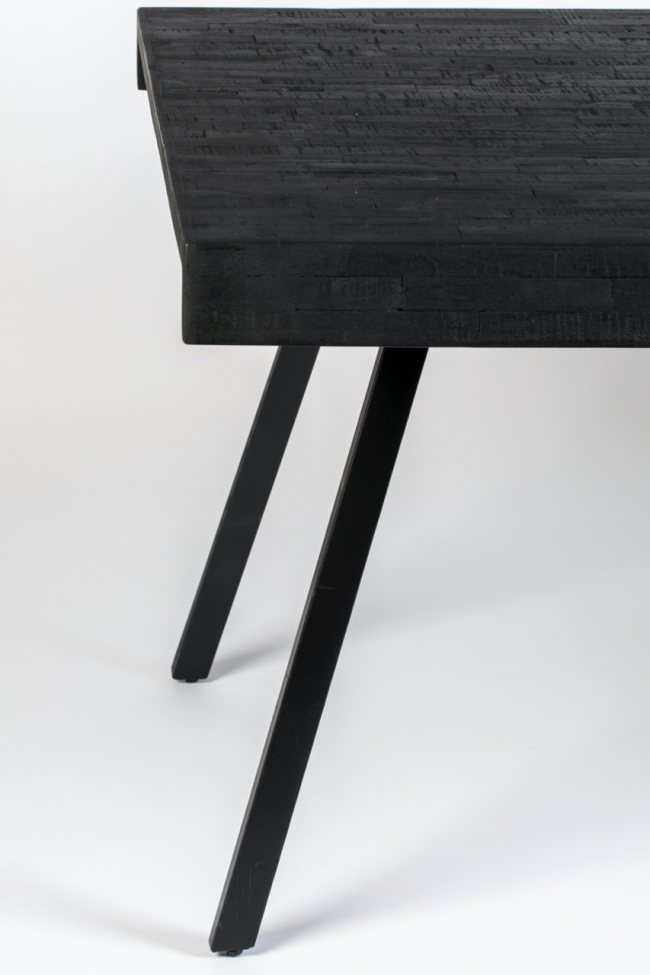 Eettafel 'Suri' 200x90 - Zwart