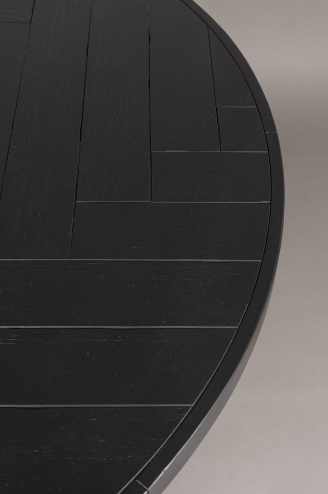 Eettafel 'Class' 120cm - Zwart