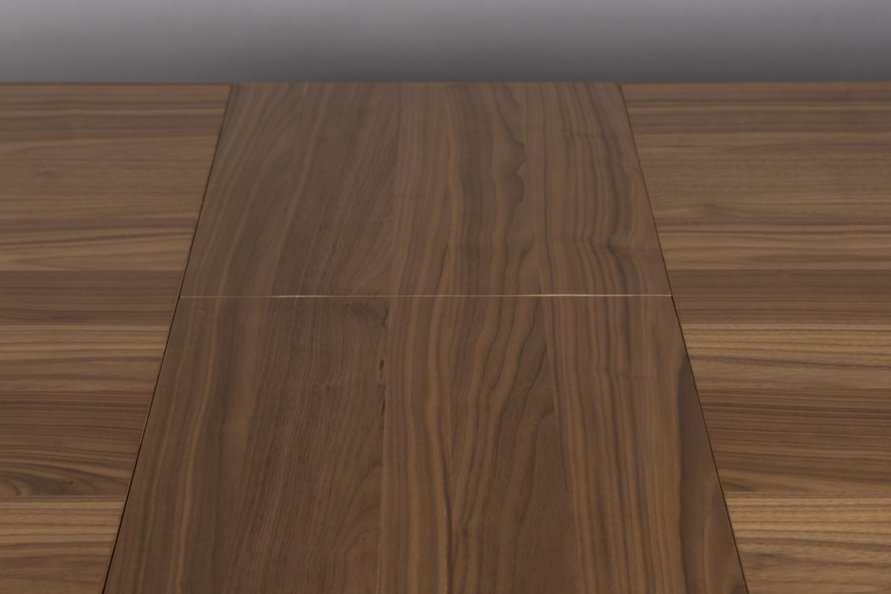 Uittrekbare tafel 'Barlet' 200-240x90cm - Walnoot