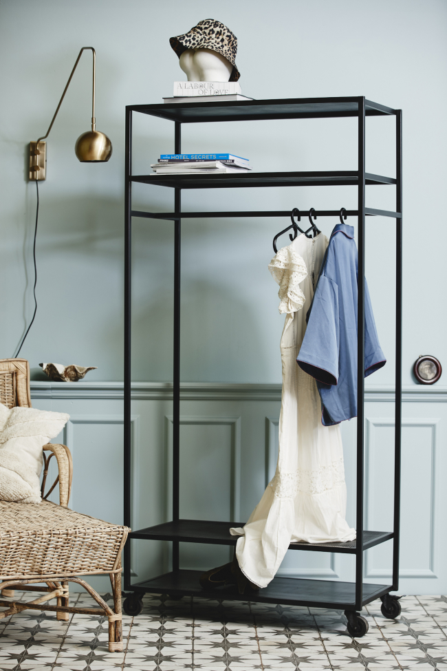 Kastplank 'Malta' - Zwart