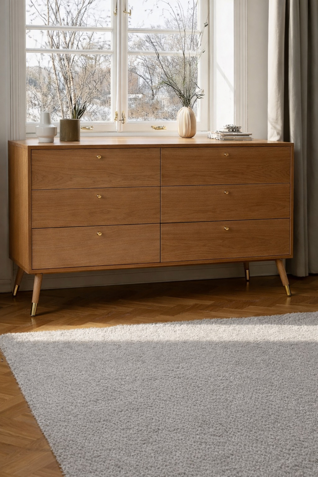 Lade 'Prime' 6 lades - Eiken