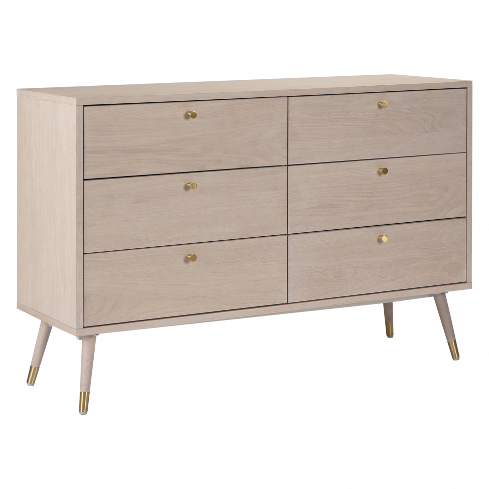 Lade 'Prime' 6 lades - Wit eiken