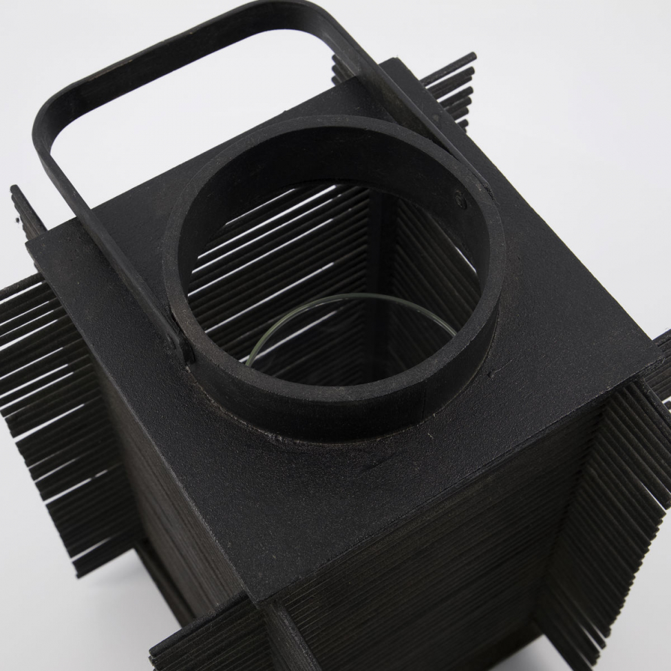 Lantaarn 'Asi' - Zwart