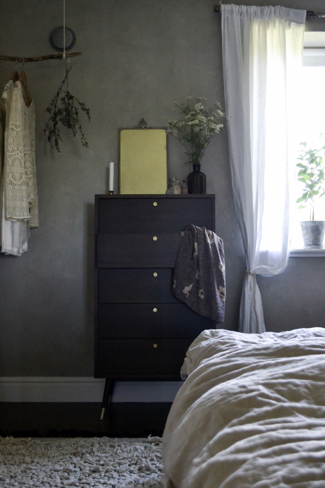 Lade 'Prime' 5 lades - Walnoot/Messing