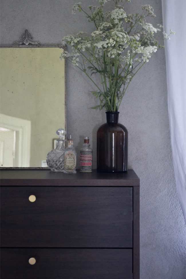 Lade 'Prime' 5 lades - Walnoot/Messing