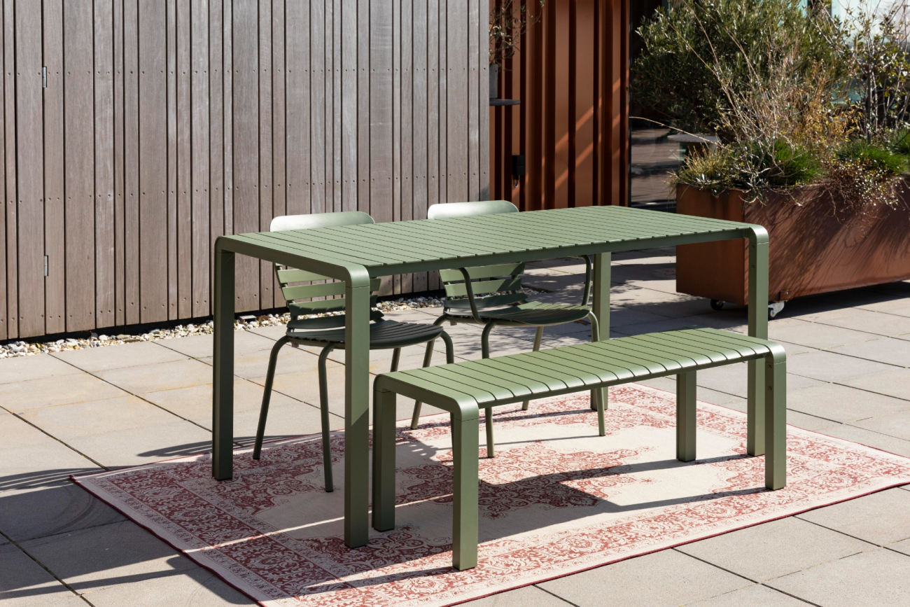 Tuin tafel 'Vondel' 168,5x87cm - Groen