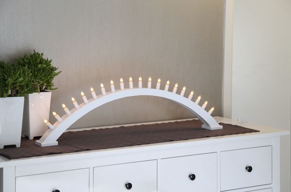 Kaarsenhouder 'Kulle' - Wit