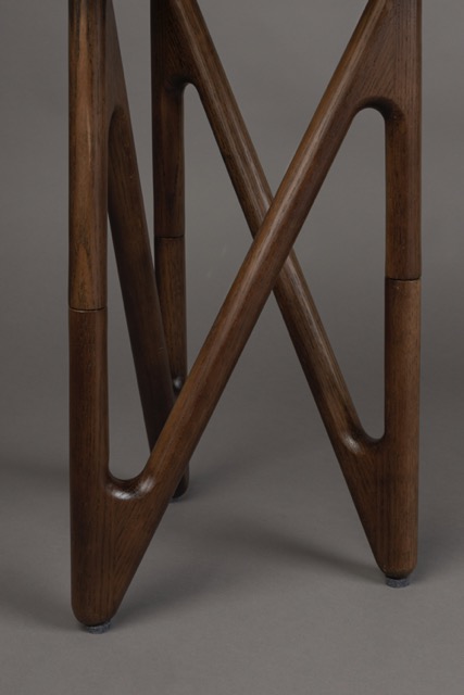 Bijzettafel 'Naia' 40x40 - Bruin