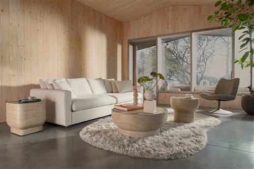 Bijzettafel 'Noble' Vierkant - Beige