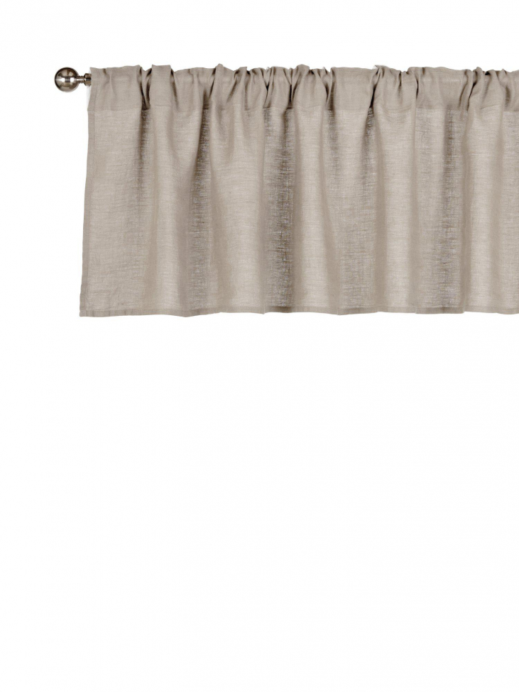 Gordijnkap 'Julie' 50x250 - Lin/Wit