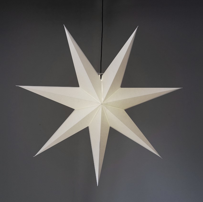 Kerstster 'Frozen' - Wit