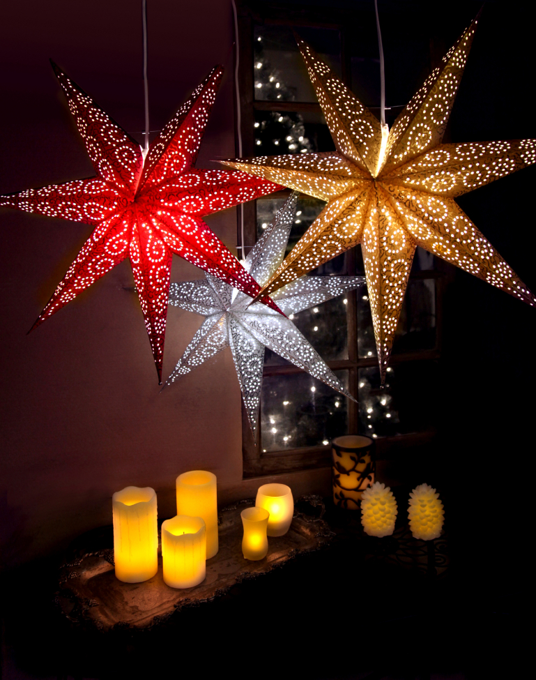 Kerstster 'Antique' - Goud