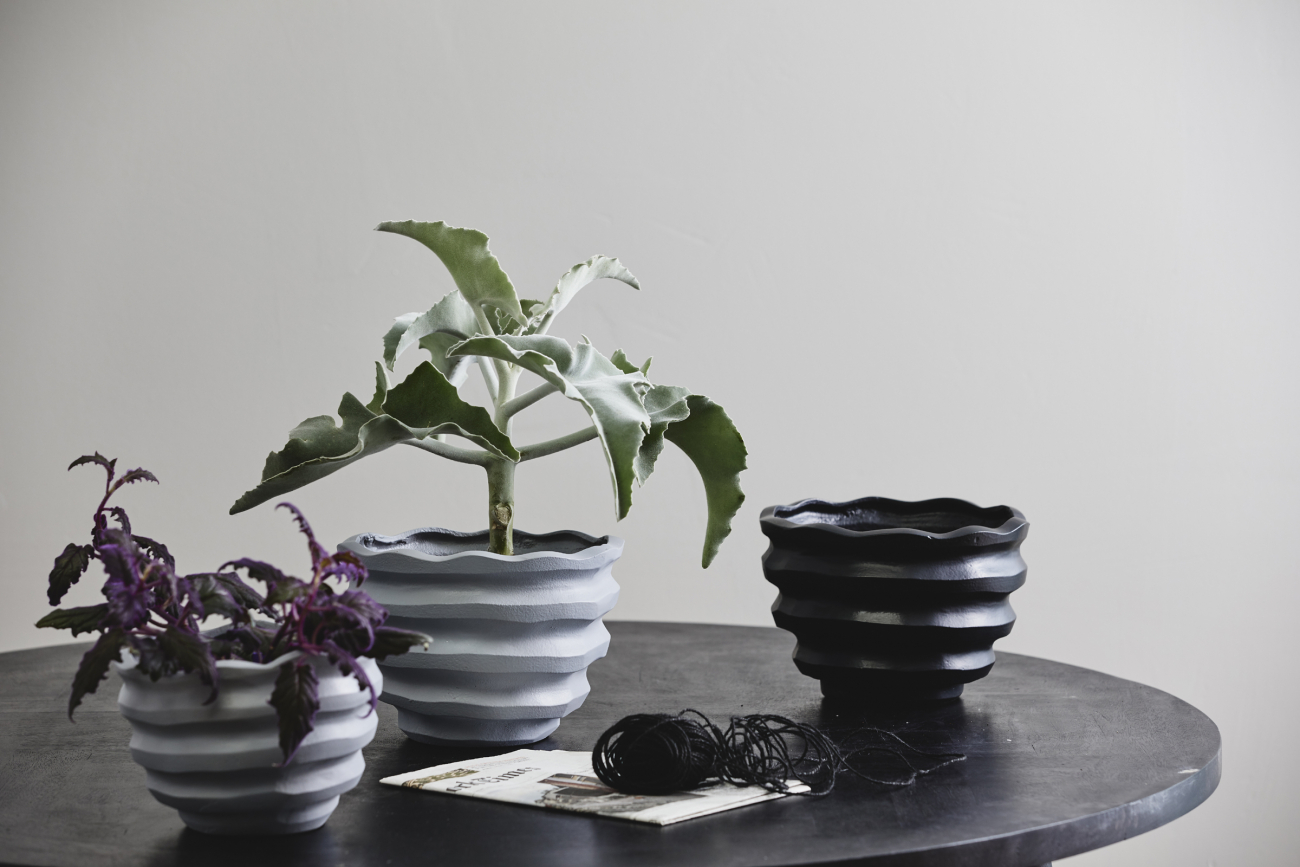 Pot 'KAWAU' L - Grijs