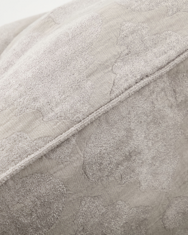 Kussenhoes 'Wail' 50x50cm - Lichtgrijs