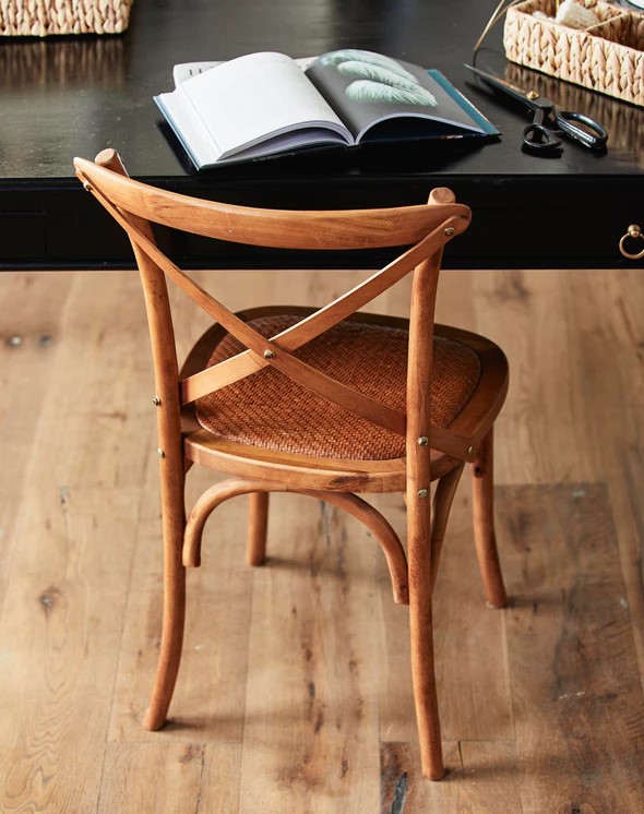 Stoel 'X' - Natuurlijk/Hout