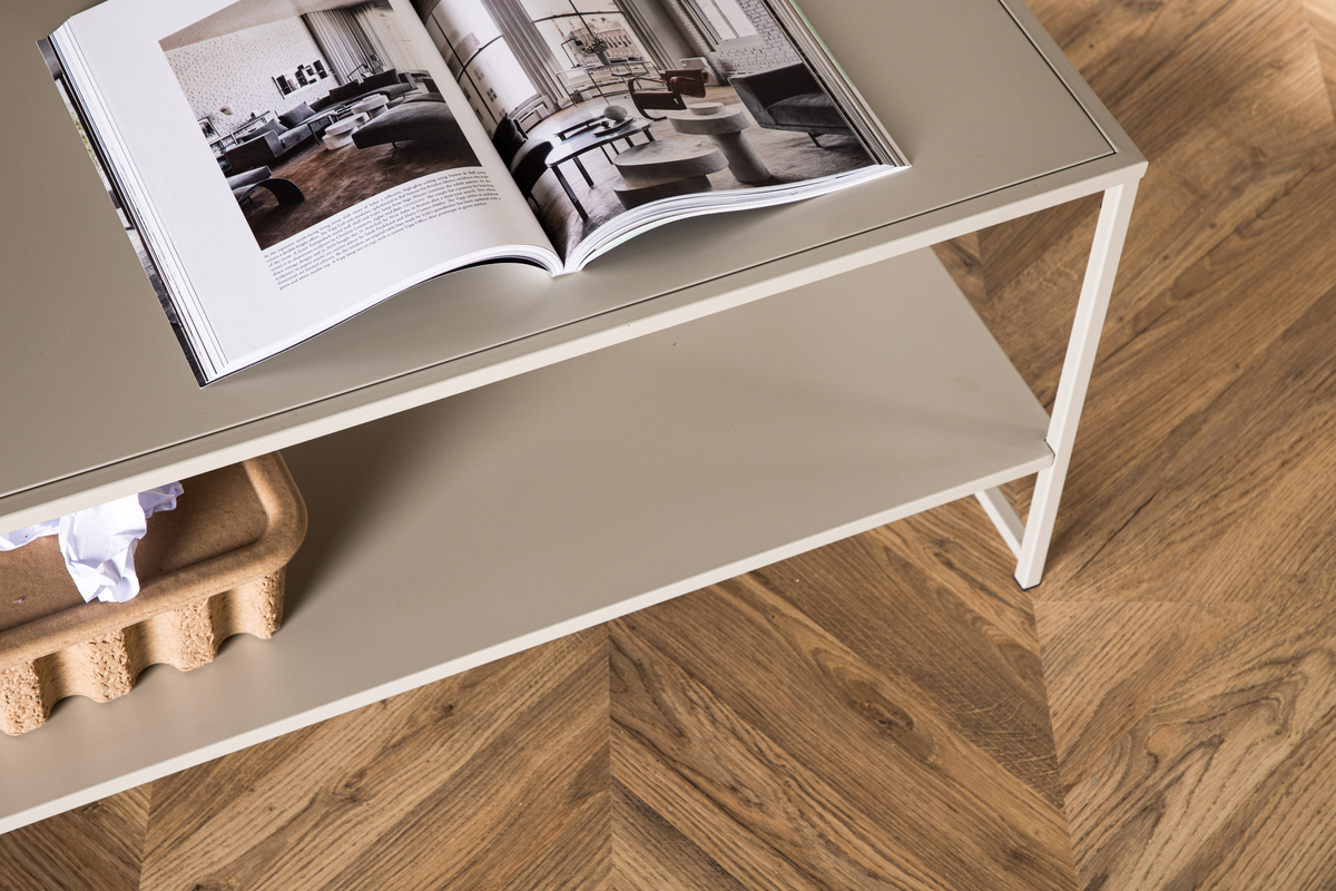 Bijzettafel 'Staal' - Beige